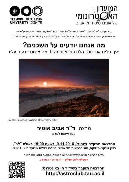 מה אנחנו יודעים על השכנים?